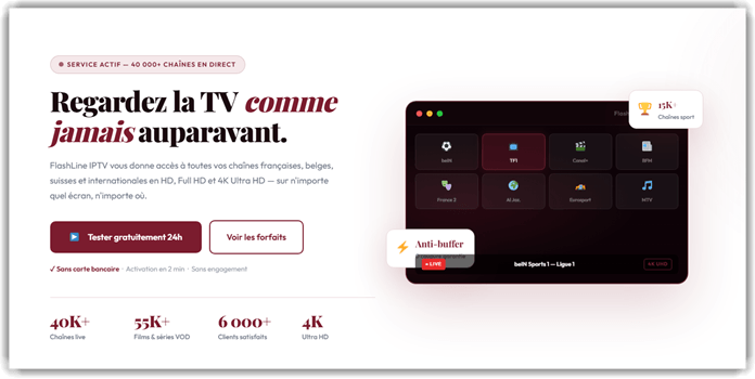 FlashLine IPTV au Luxembourg