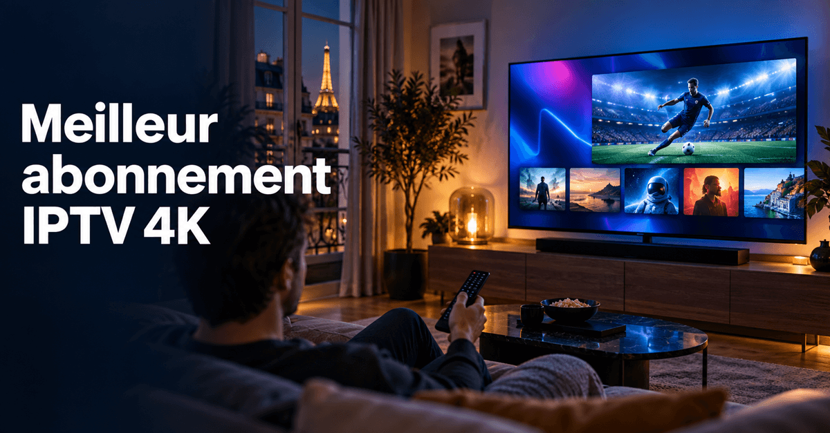 Meilleur abonnement IPTV 4K en France