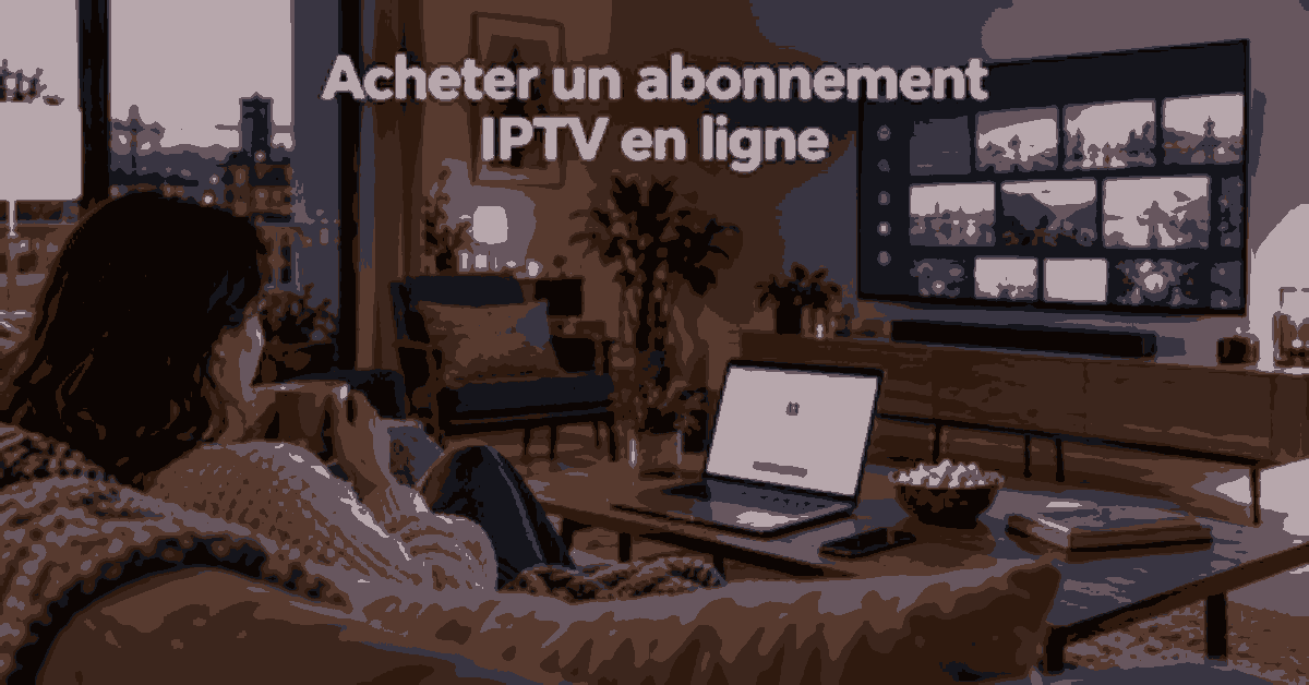 Acheter un abonnement IPTV en ligne depuis un salon équipé d'une Smart TV