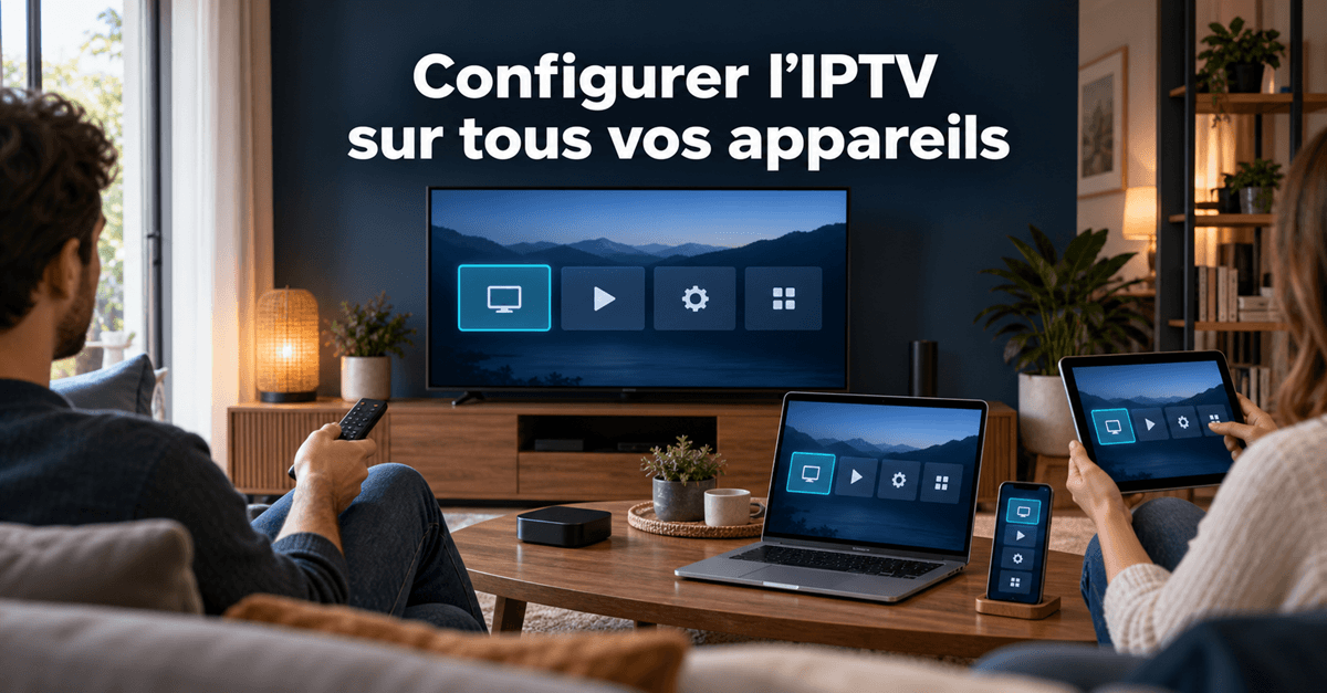 Configurer l’IPTV sur un téléviseur, un ordinateur, une tablette et un smartphone