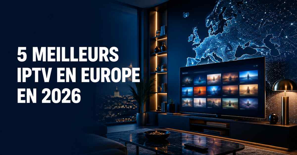 5 meilleurs services IPTV en Europe en 2026