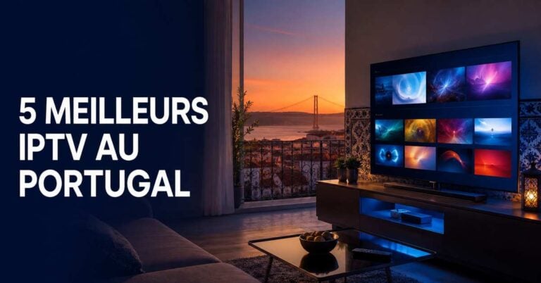 5 best IPTV providers in Portugal - streaming on a smart TV in a Lisbon apartment